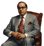 Ambedkar png sitting on chair image