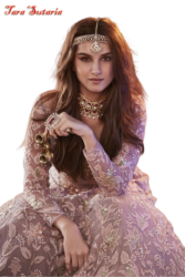 Awesome bollywoord actress tara sutaria photo in beautiful pink dress