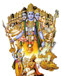 god vishnu png image with all faces of avatar of god hari also knows as narayan