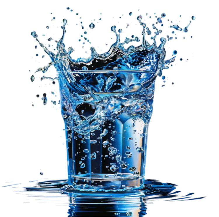 attractive drinking glass water png image