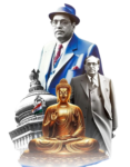 babasaheb ambedkar png image with god buddha