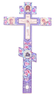 beautiful purple cross png image