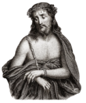 black and white jesus christ image