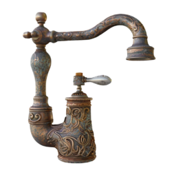 stylish copper tap png image