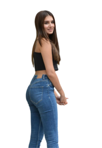 cute bollywood actress tara sutaria png image in blue jeans and black top