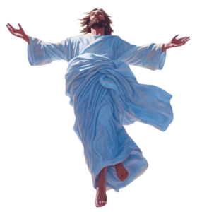 flying in air god jesus image