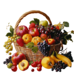 fruit basket png image of basket full of fruits