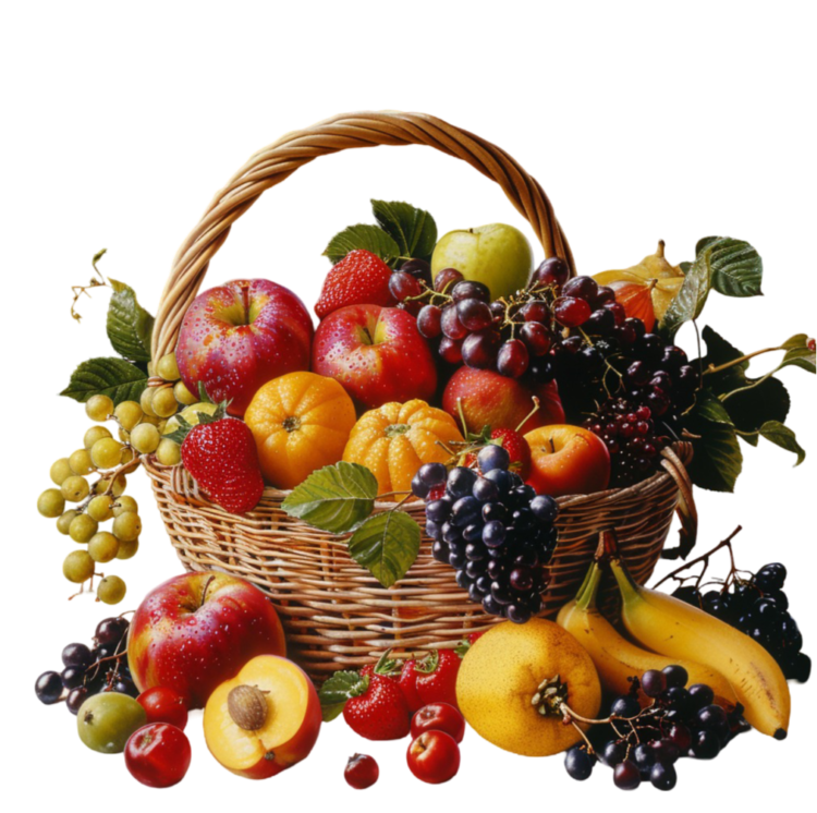 fruit basket png image of basket full of fruits