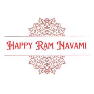 happy ram navmi image beautiful logo design