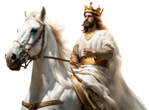 jesus christ with horse image have without any background