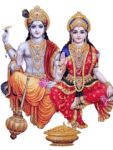 both god vishnu and lakshmi ji present in laxmi narayan png