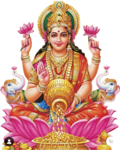 maa lakshmi png image and giving blessing and wealth to us
