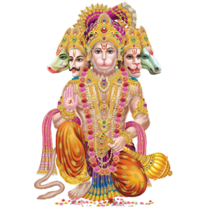 mahaveer hanuman png with all avtar face of god