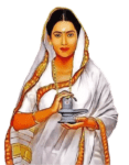 The Forgotten Queen of India- Rani Ahilyabai Holkar PNG image and holding shivling