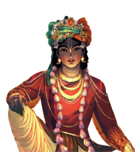 colourful art image of krishna png