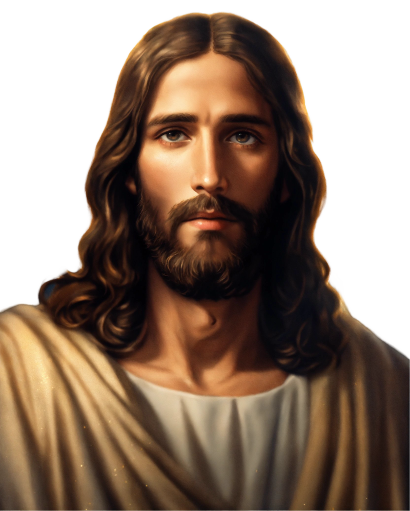realistic photo portrait of jesus christ png image