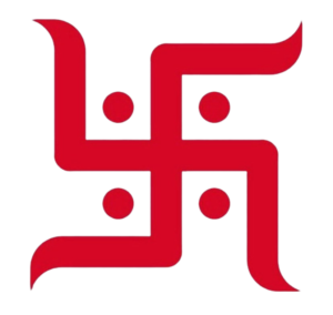 red hindu swastik png image
