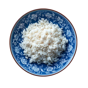 rice png images on blue plate