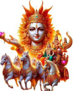 sun god png sitting on rath with white hourses