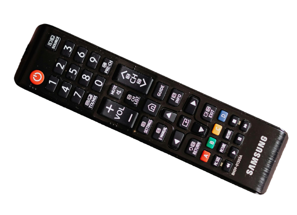 tv remote png image of samsung that can use in banners