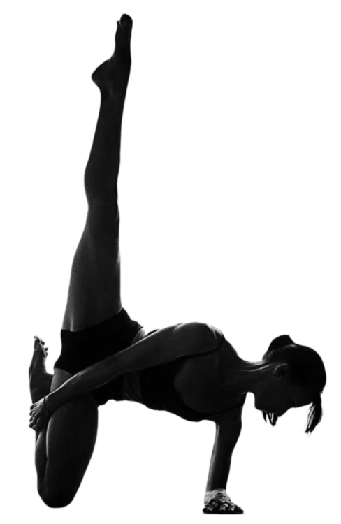 black yoga png girl logo image