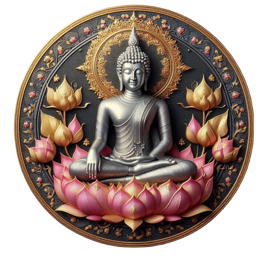 circle buddha logo png image