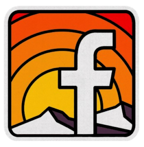 colourful facebook logo image