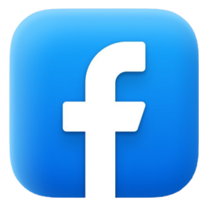 blue facebook logo png image