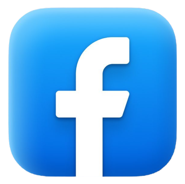 blue facebook logo png image