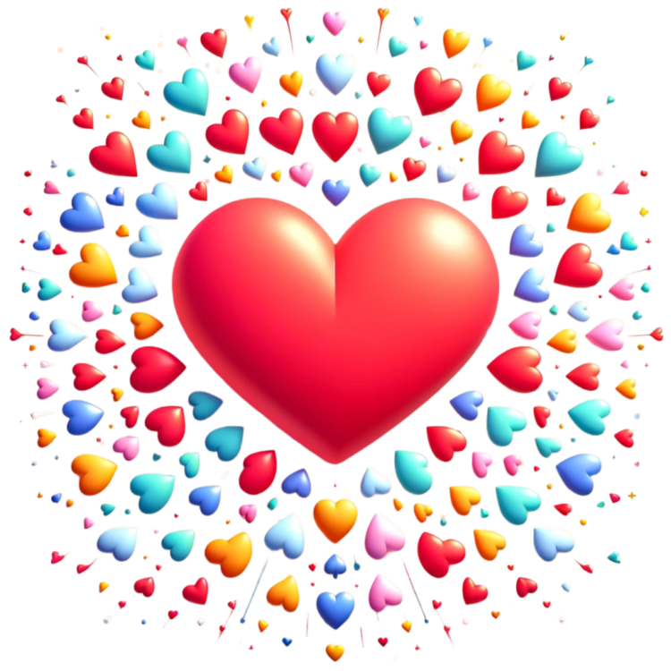 red heart png image