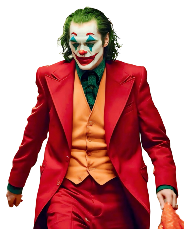 joker png image no background in red suit