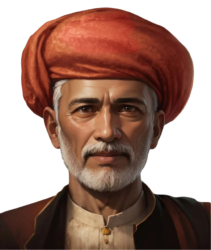 jyotiba phule png image with red pagdi