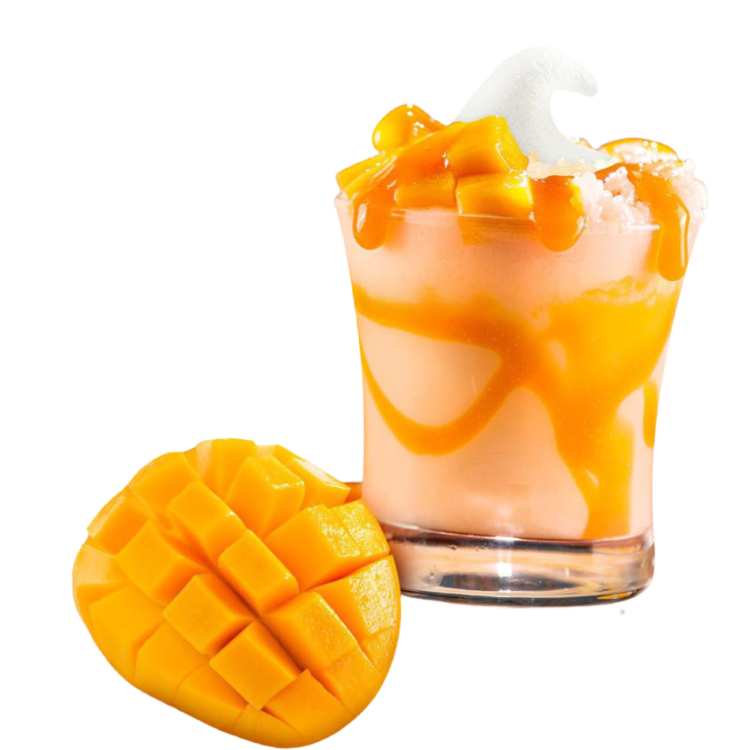 glass mango juice png pic with mango
