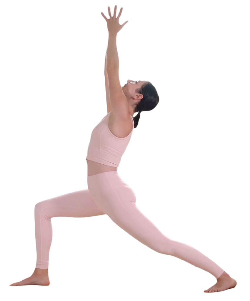 pink dress girl in yoga png photo