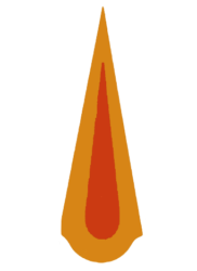outside orange and inside red bholenath tilak png image