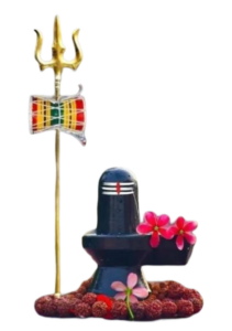 shivling png photo with trishul