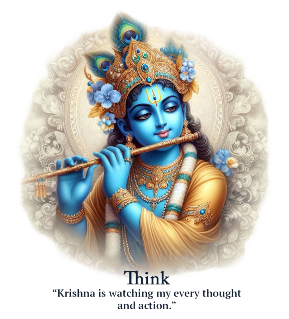 shree krishna png transparent image with text