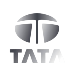 silver tata logo png image