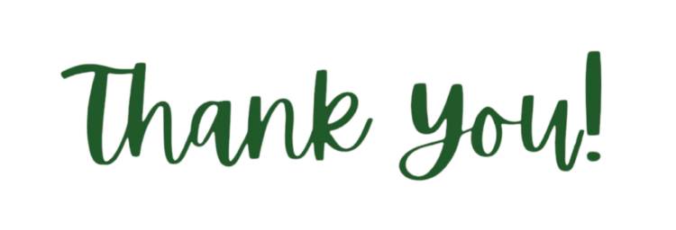 green thank you png image free hd