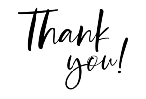 thank you png images black text