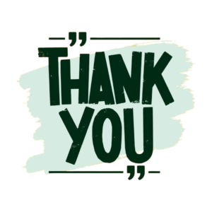 green thank you png images text
