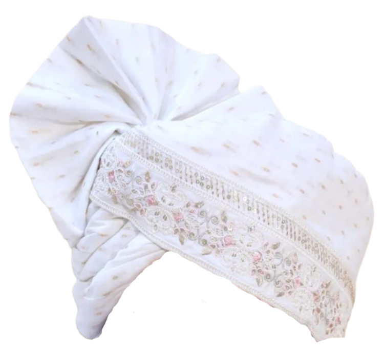 white dulhe ki pagdi png image 20