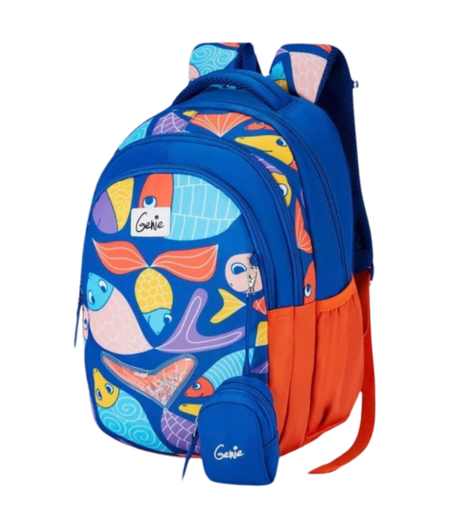 blue kids school bag png image