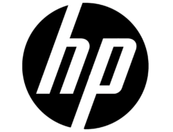 black hp logo png image