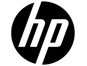 black hp logo png image