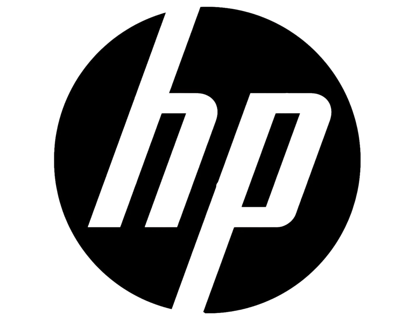 Black Hp Logo Png Image