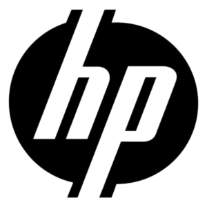 black hp logo png photo