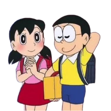 Cartoon Nobita Sizuka Png Image