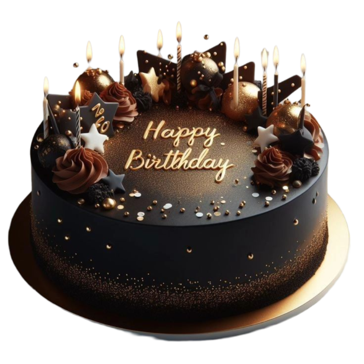 chocolate birthday cake png image