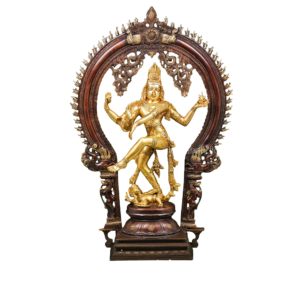 golden nataraja vigraham png image